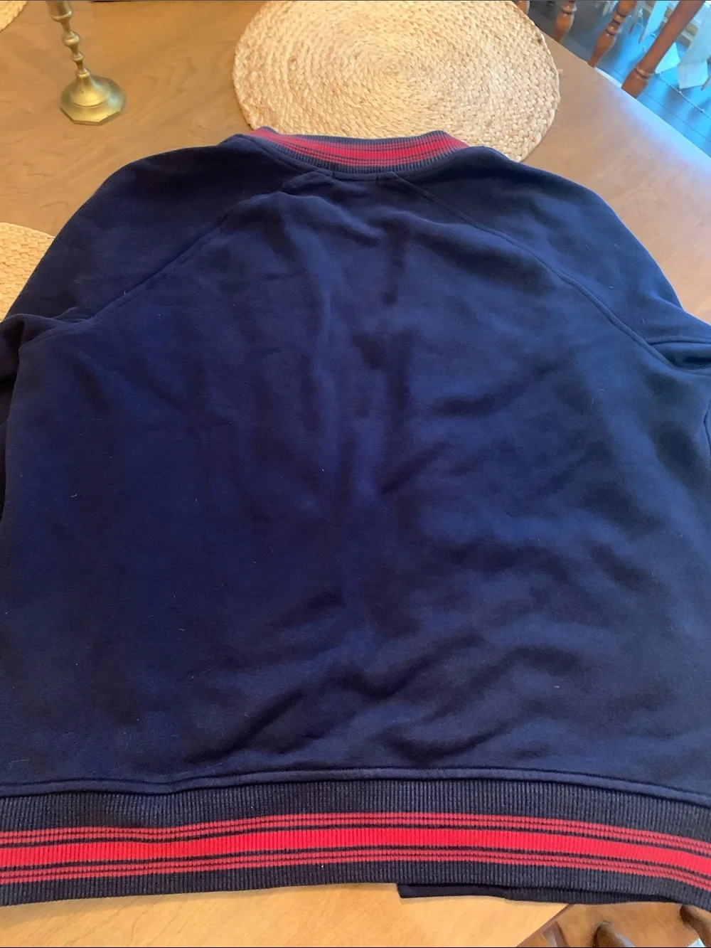 Polo by Ralph Lauren Navy and Red Varsity Jacket